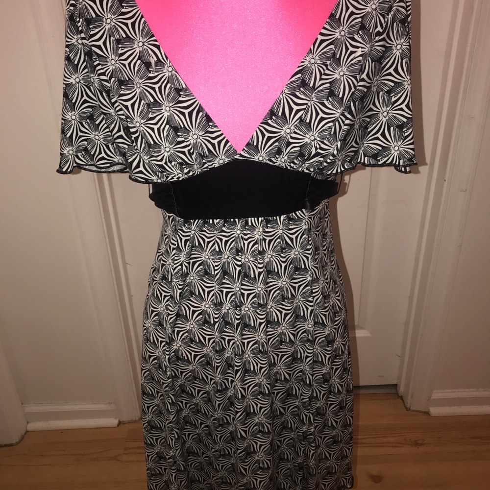 Black and white dress
